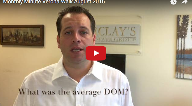Monthly Minute Verona Walk August, 2016 Monthly Minute Verona Walk August, 2016