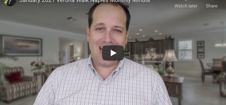 Monthly Minute for Verona Walk Naples, January 2021 Monthly Minute for Verona Walk Naples, January 2021